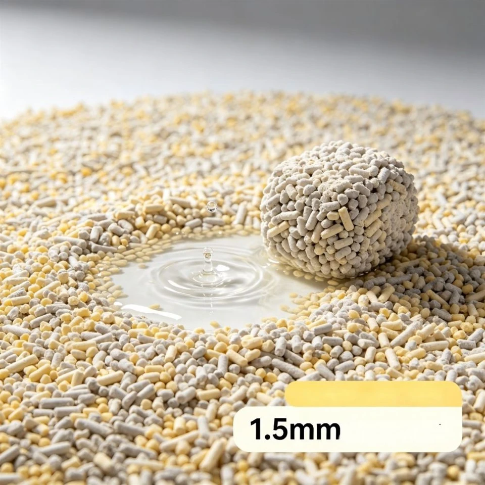 1.5mm Mixed Cat Litter factory